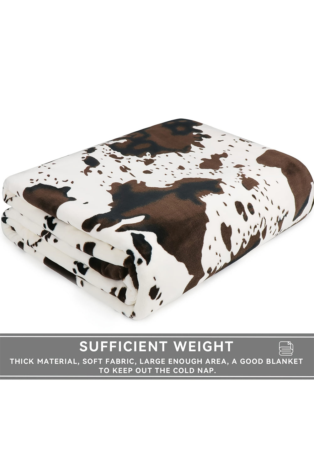 Multicolour Animal Spots Plush Blanket