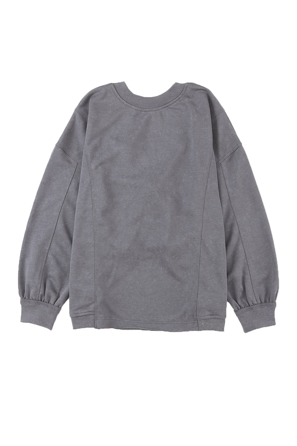 Gray Twist Butterfly Oversized Sweatshirt